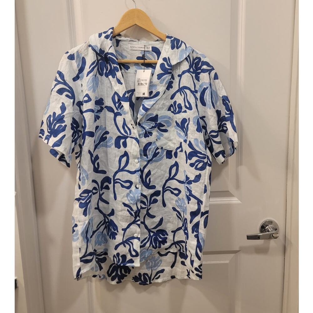 Faithfull the Brand Charlita Shirt Dress Ensola Floral